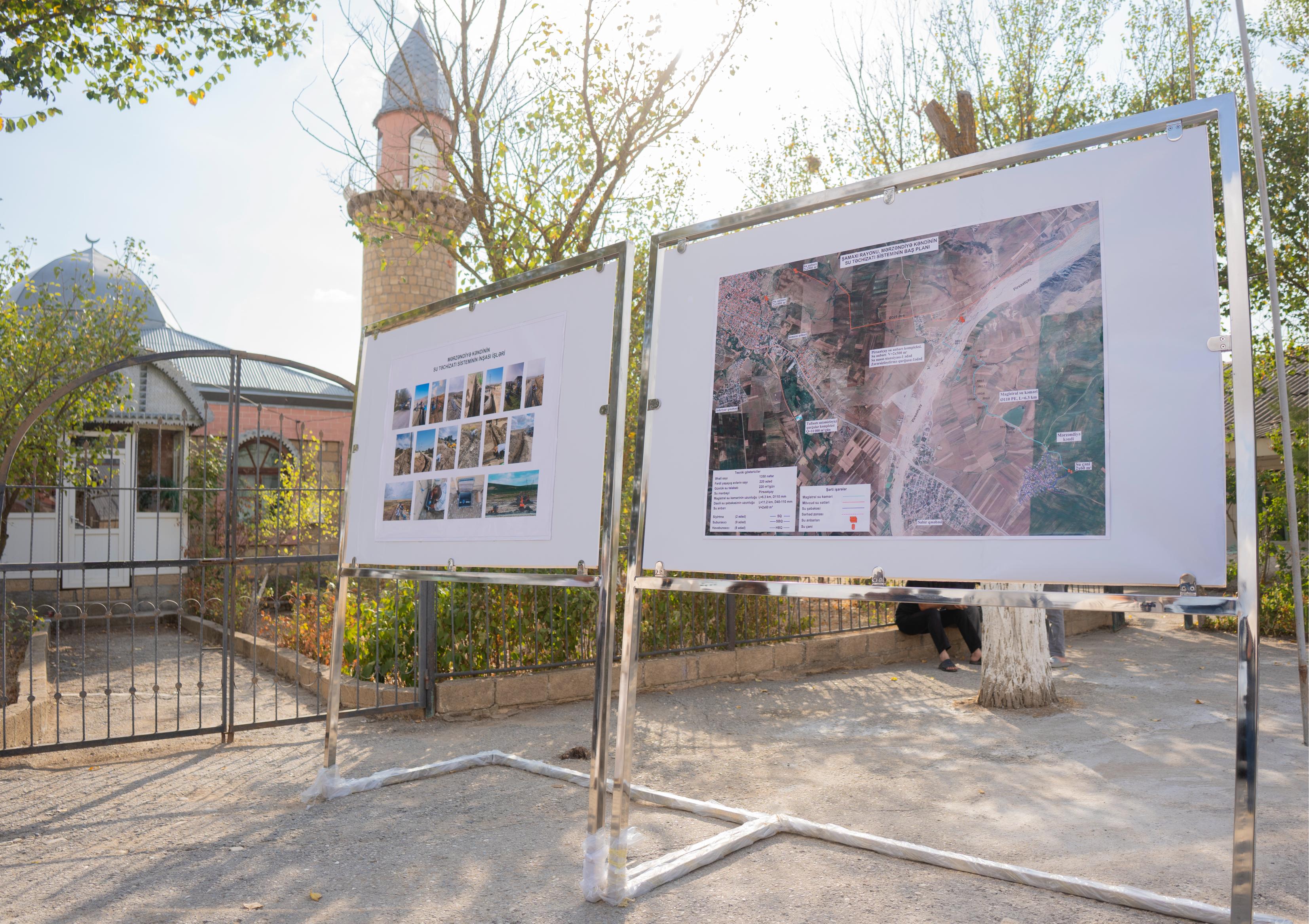 EcoHub-ın təşəbbüsü ilə Mərzəndiyə kəndində su layihəsi icra olundu (FOTO)